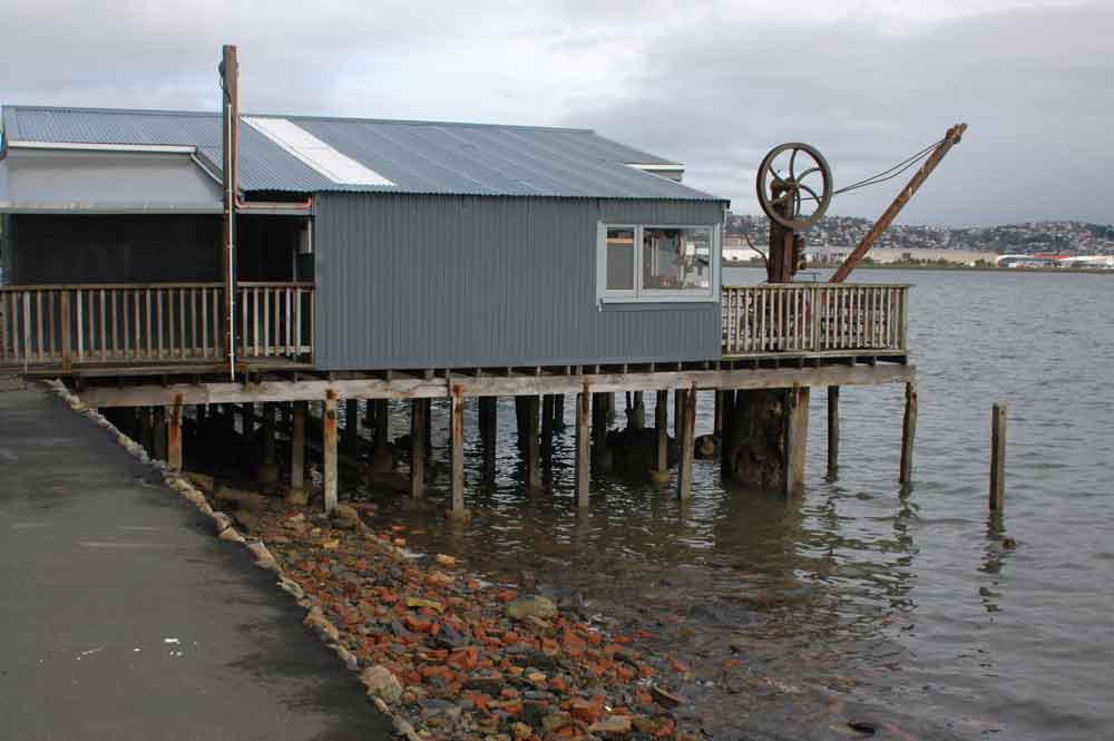 198 - Nueva Zelanda - Dunedin, peninsula de Otago, embarcadero